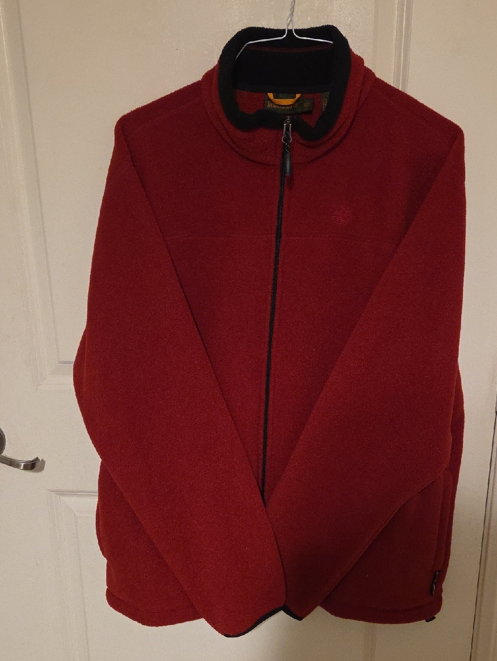 Timberland Red Full-Zip Fleece Jacket